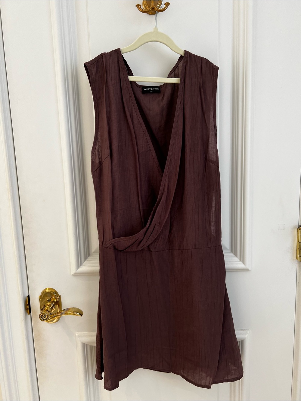 White Fox small purple mini dress